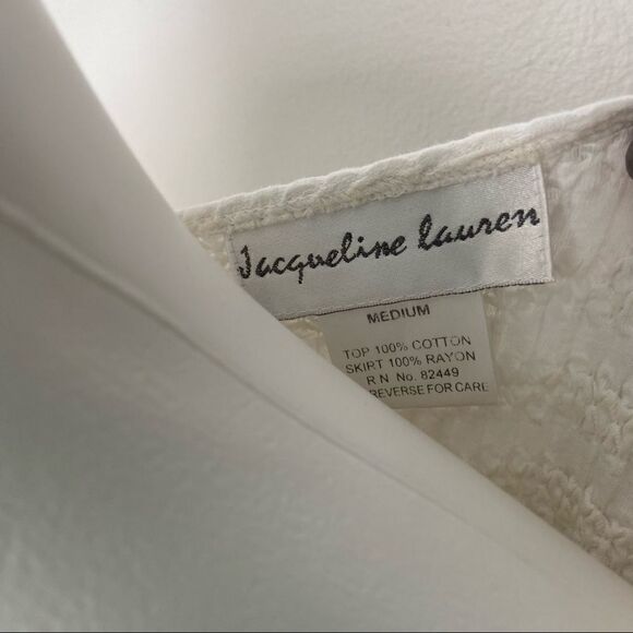 Jacquline Lauren vintage  Smocked 90s button front midi dress - Picture 6 of 11